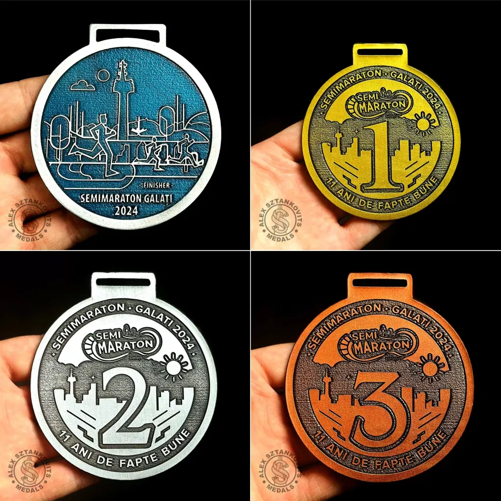 Semimaraton Galați 2024 Medals